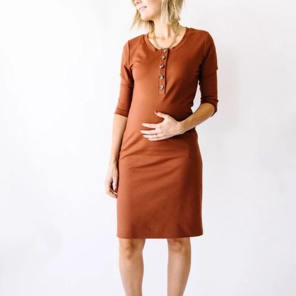 Lou Lou & Company Every Day Maternity and Nursing Dress - Picture 7 of 12